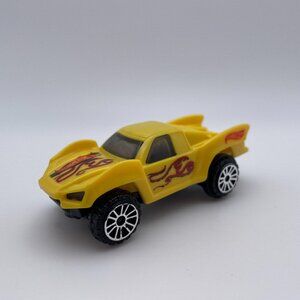 Hot Wheels 2015 Baja Truck Yellow #5 McDonald's Pull Back Car (SKU:466TO)